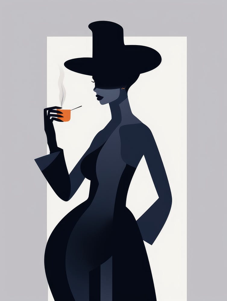 Pregnant Woman In Hat