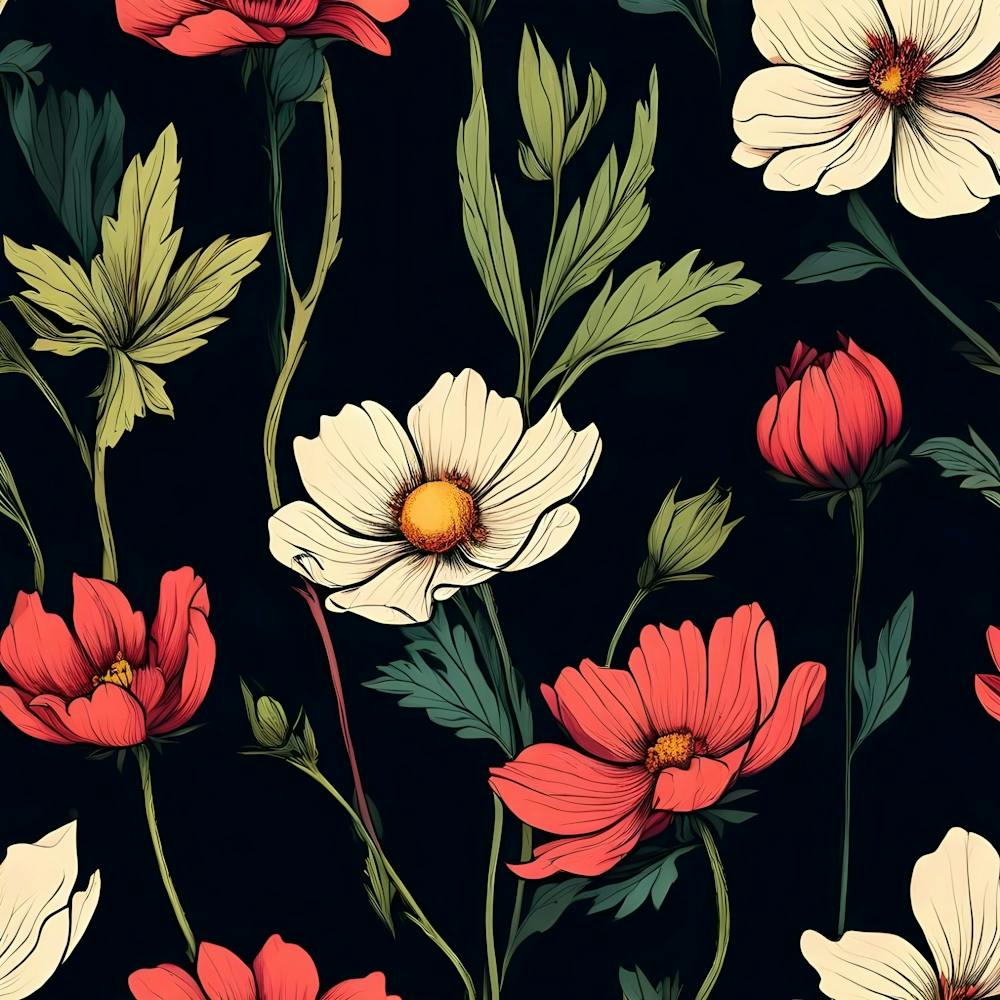 Cosmos Seamless Pattern 2