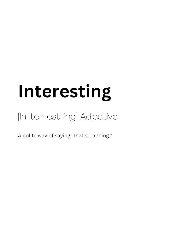 Interesting Definition Meaning 1