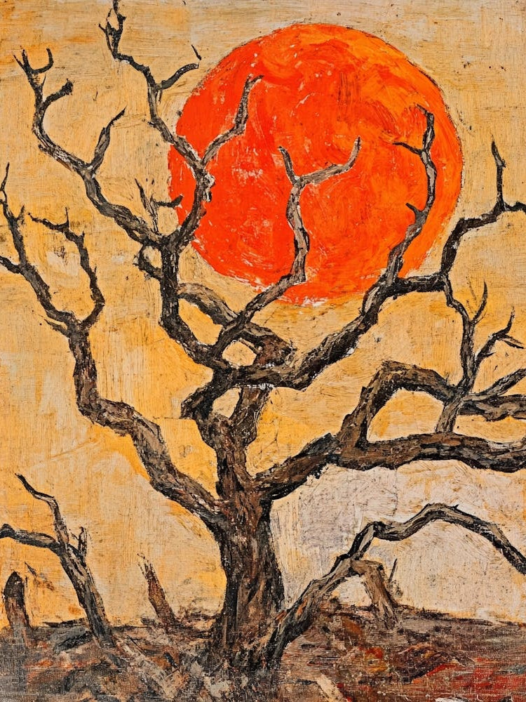 Tree In The Sun Art