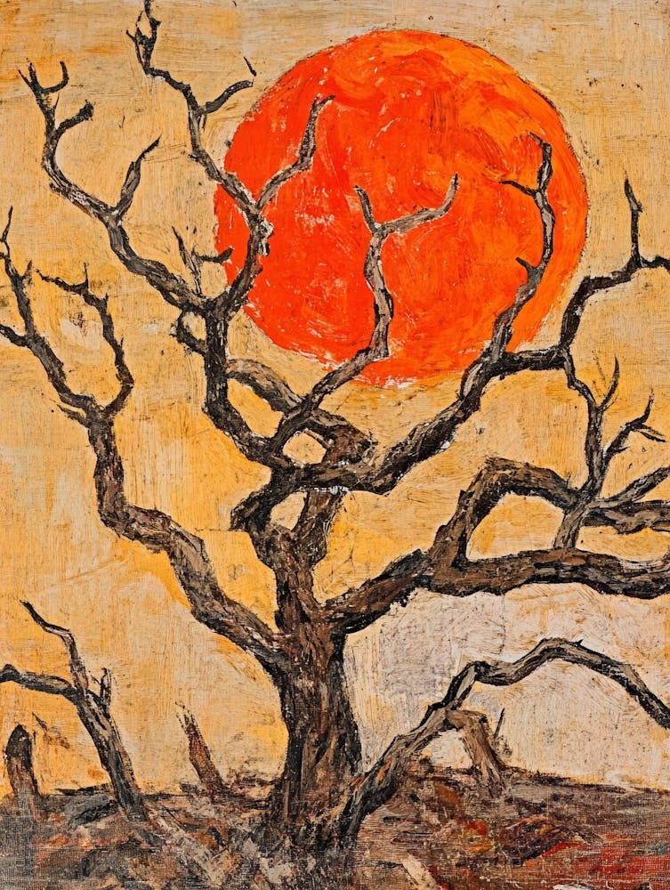 Tree In The Sun Art