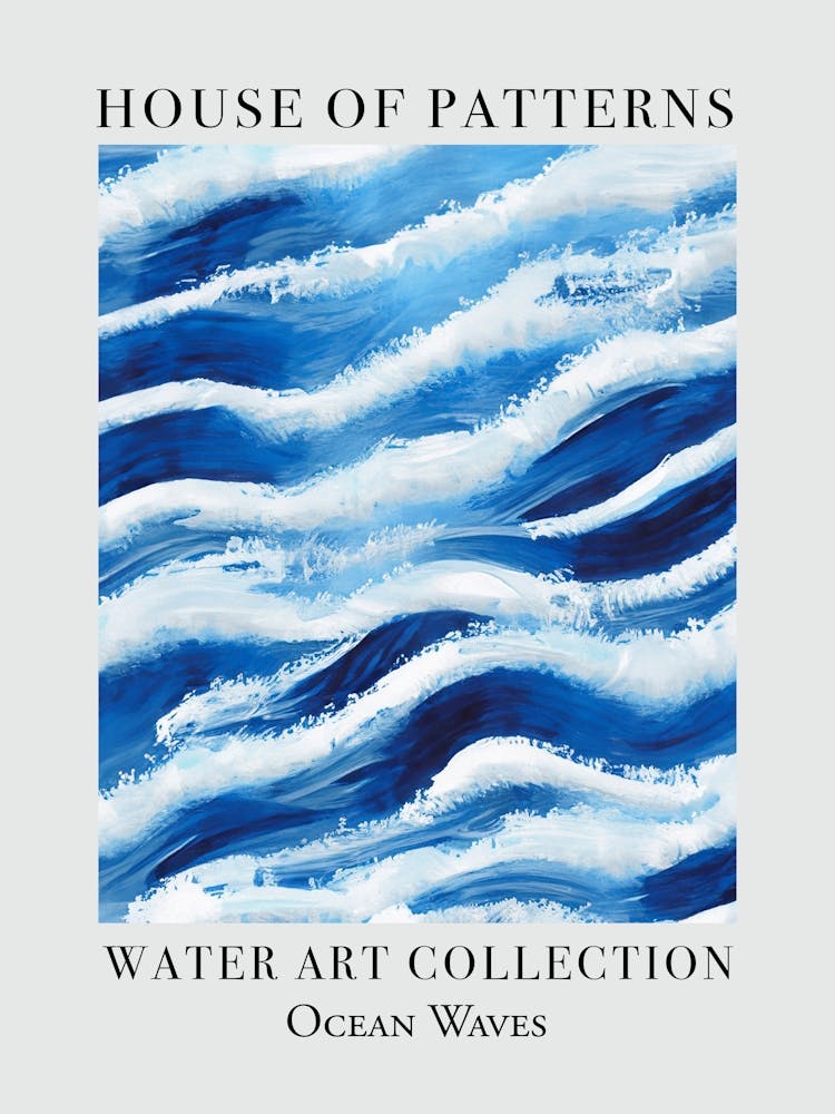 House Of Patterns Ocean Waves Water 15