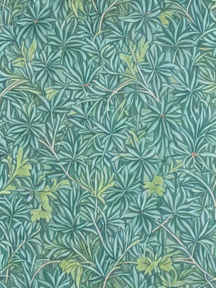 Lodgepole Pine tree Vintage Botanical