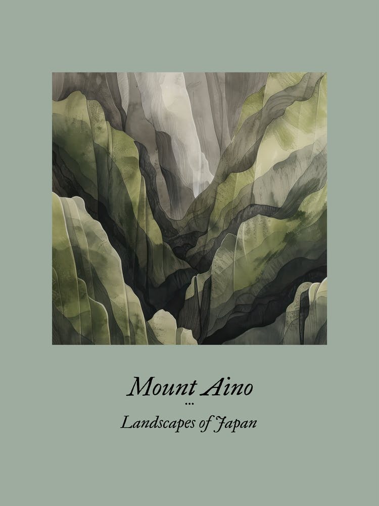 Landschaften Japans Mount Aino