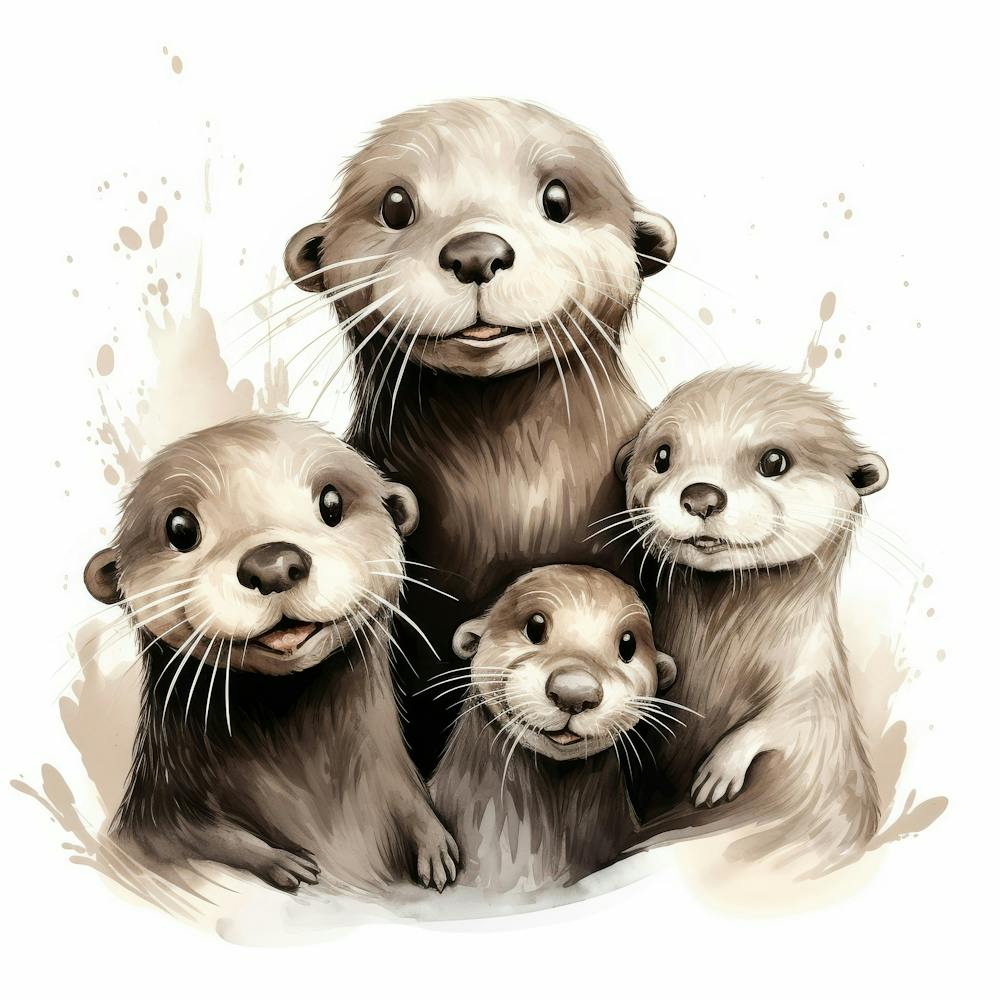 Otter Family
