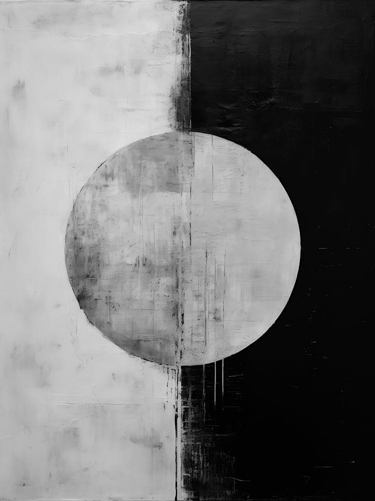 Black And White Painting 25