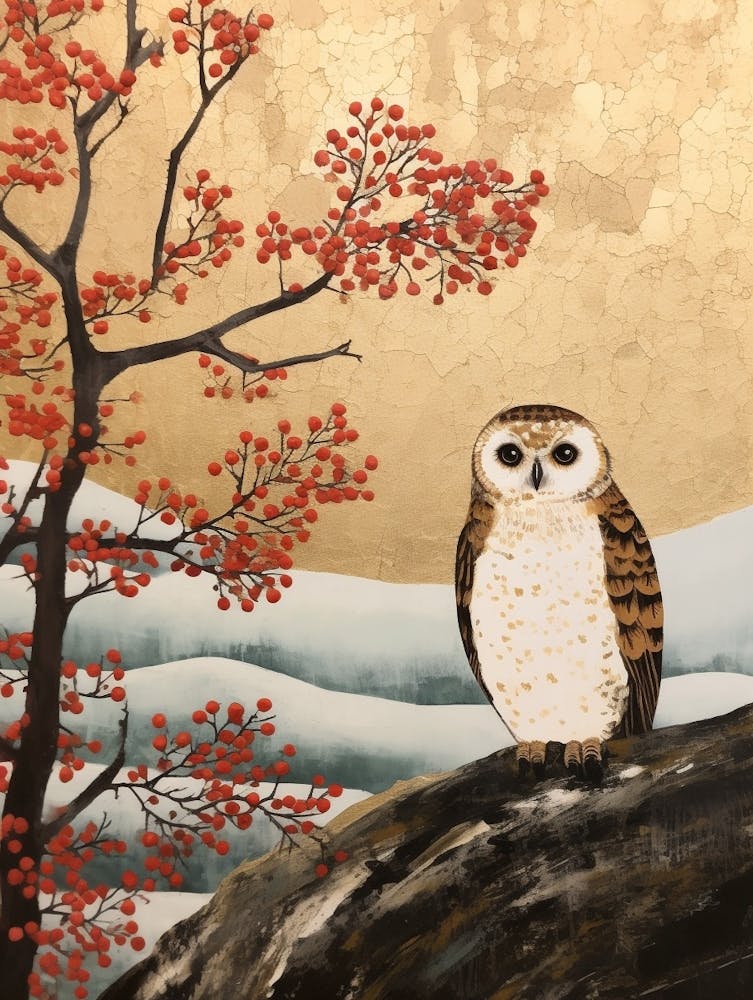 Bird Illustration Owl 4