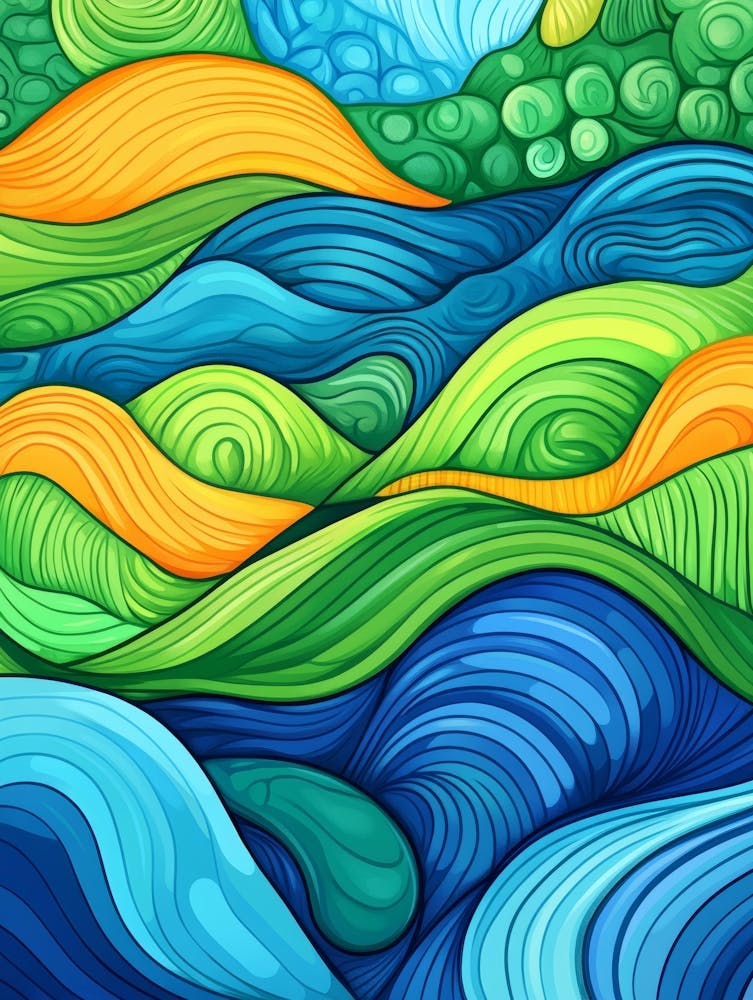 Abstract Watercolor Painting 83