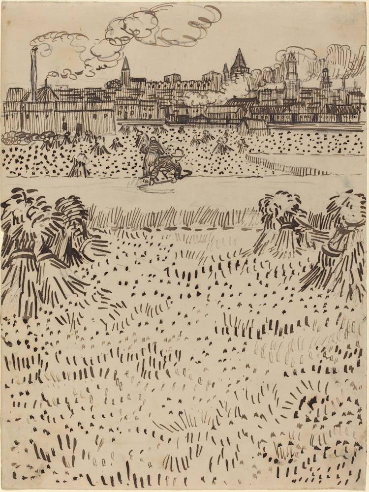 The Harvest (1888), Vincent Van Gogh