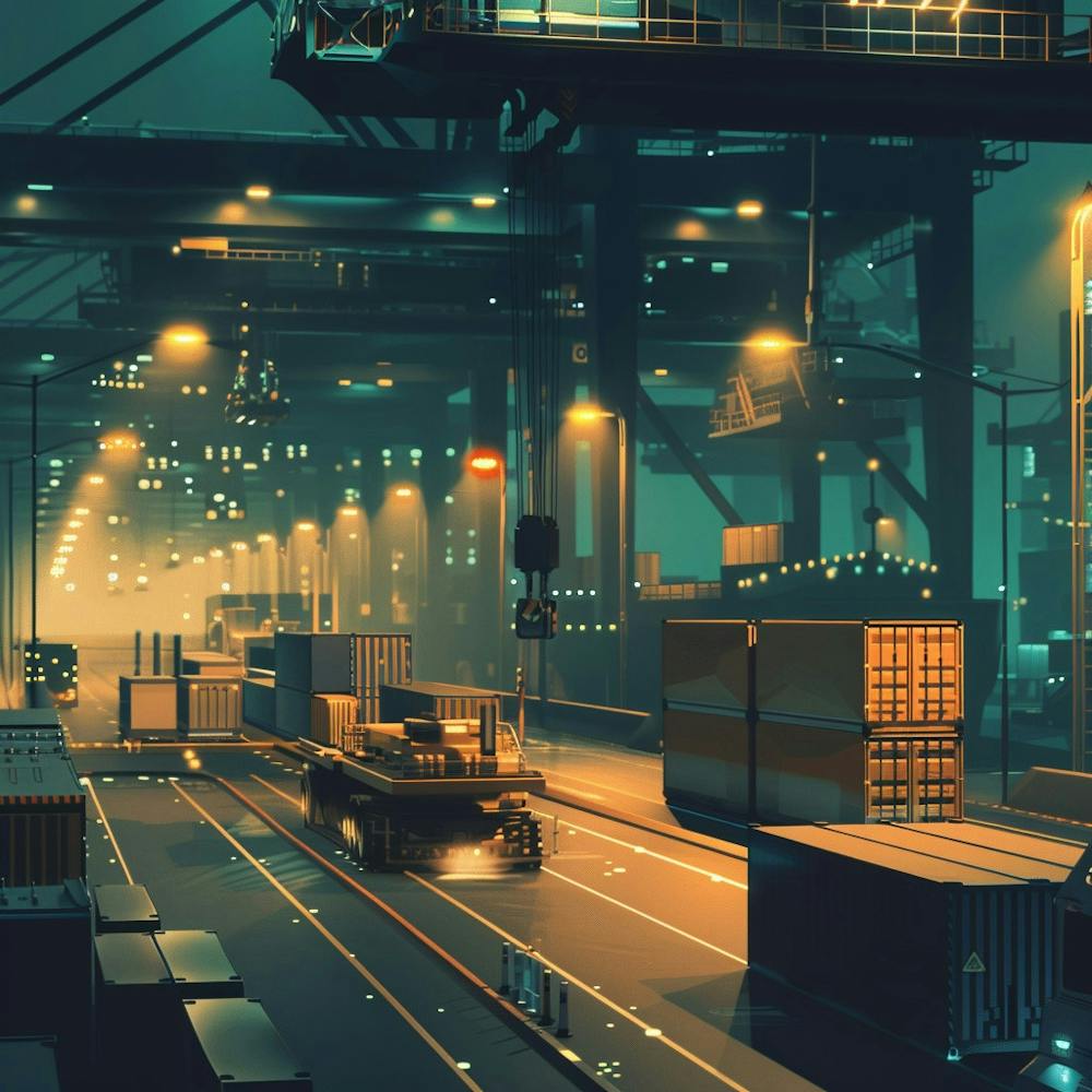Ville Industrielle La Nuit