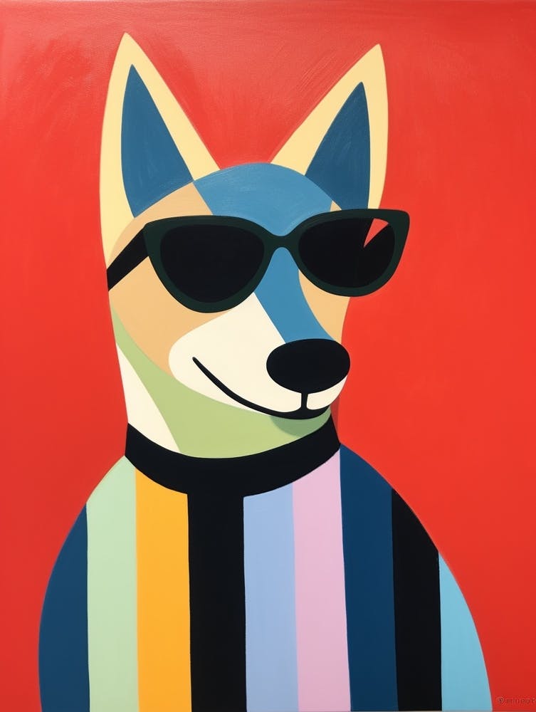 Little Dingo 1 Wearing Sunglasses