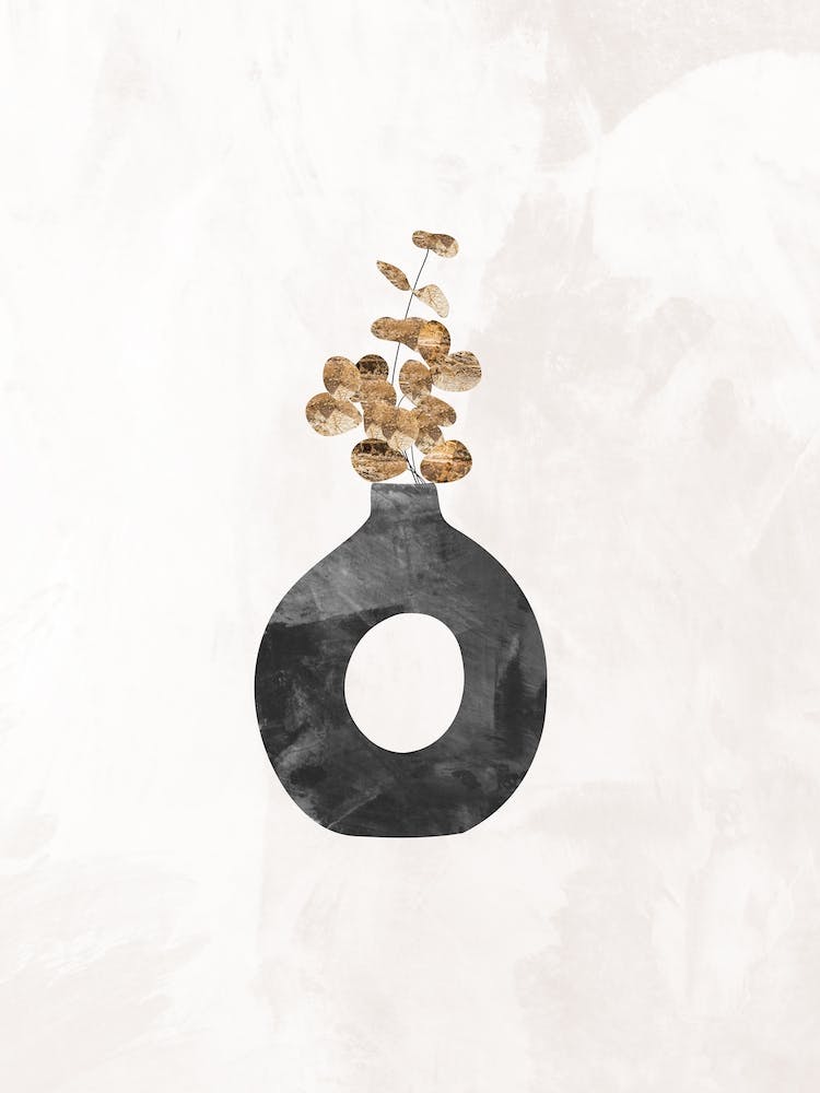 Gold In A Vase