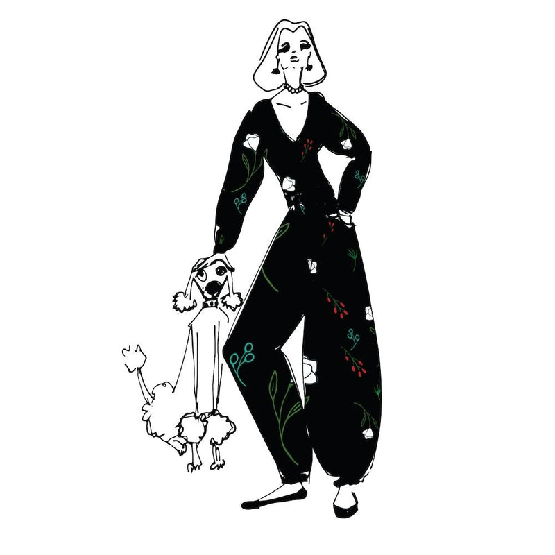 Poodle Lady Square
