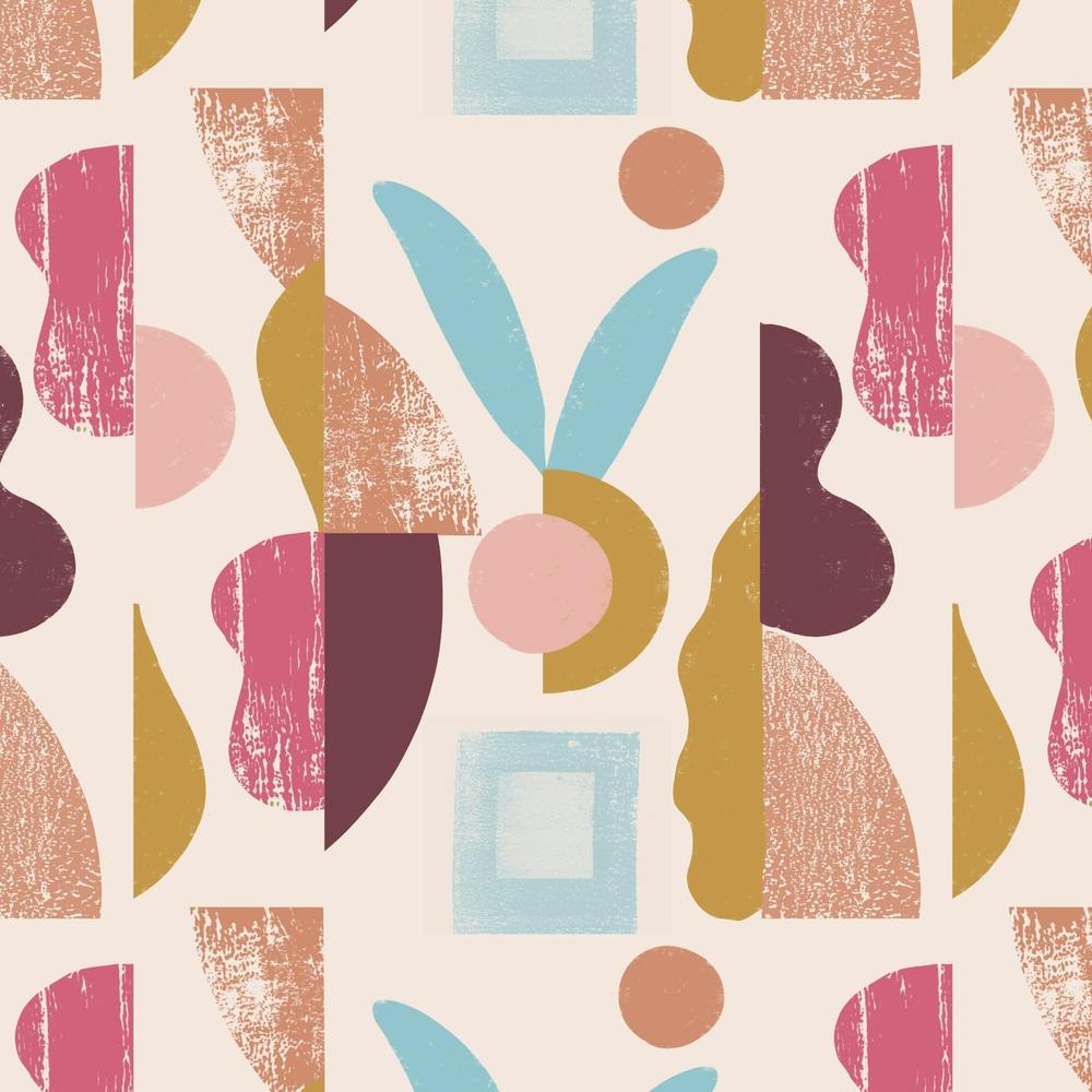 Modern Italian Villa Pink Blush Floral