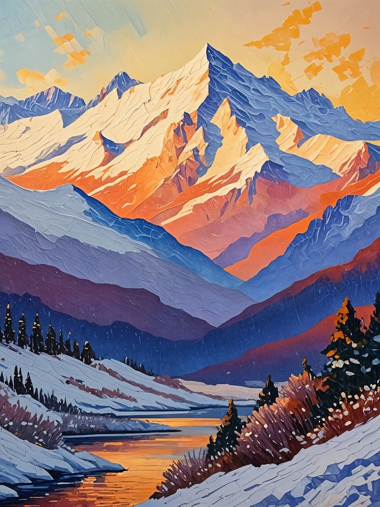 Sunlit Mountains no2