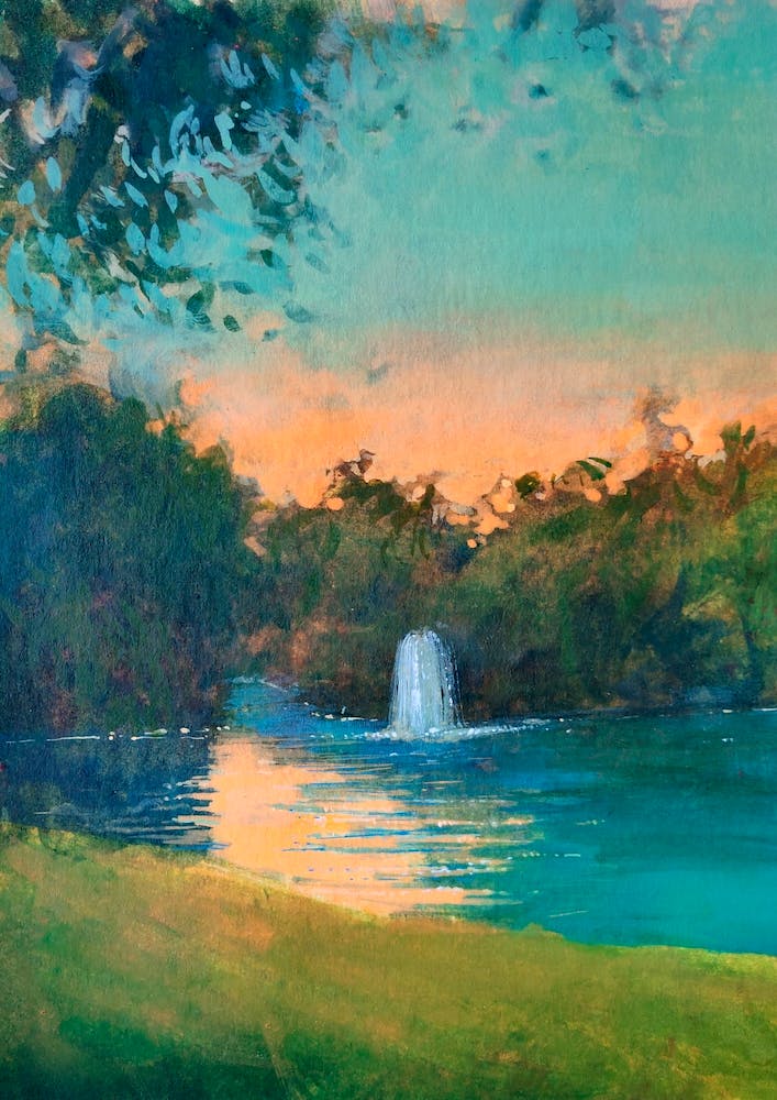 Sun Setting Over St James's Park, London