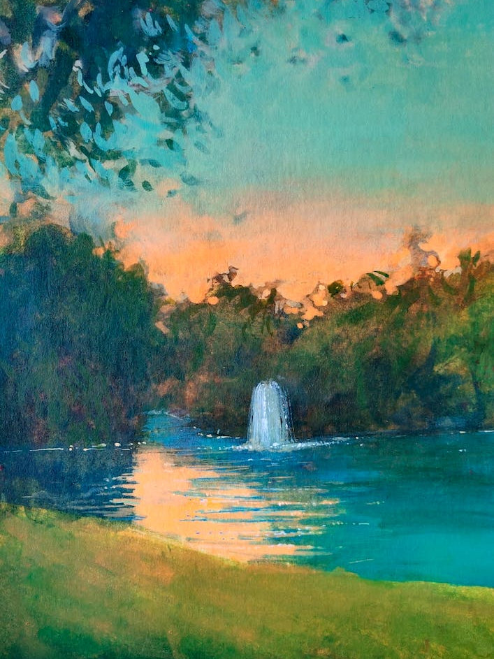 Sun Setting Over St James's Park, London