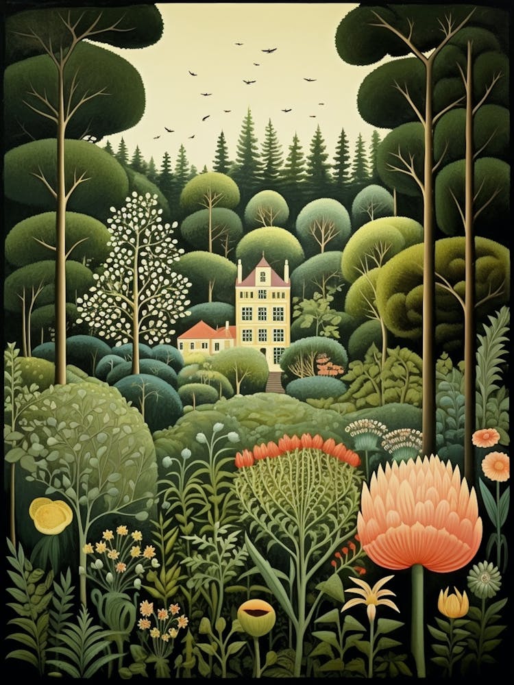 Rosendals Trdgrd Sweden Henri Rousseau Style 2