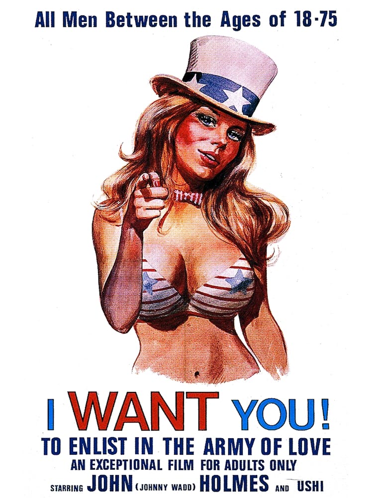 I Want You In Army Of Love, Erotic Movie Poster