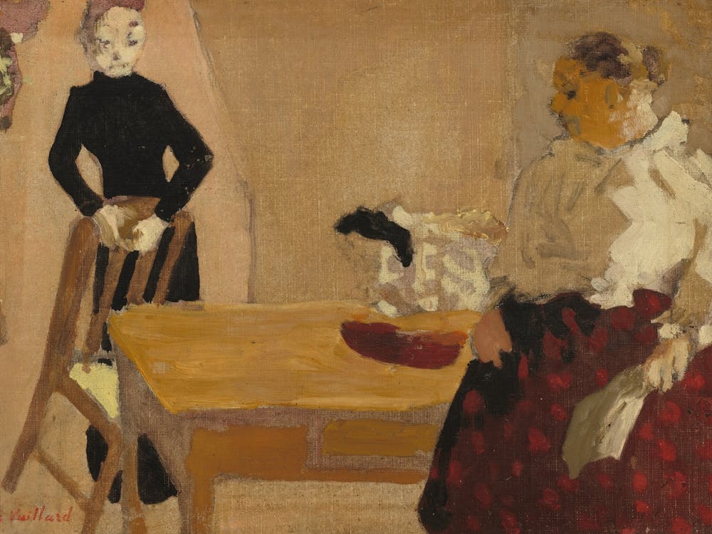 The Conversation (1891) By Edouard Vuillard