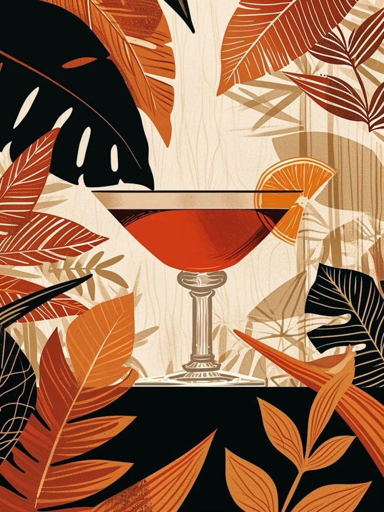 Manhattan Art Deco Inspired Cocktail 1