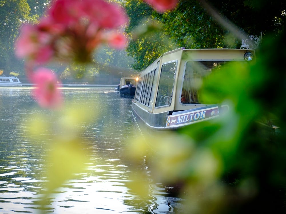 The Flowering Look Of A Boat On The Canals Of Londons Little Venice // Travel Photography