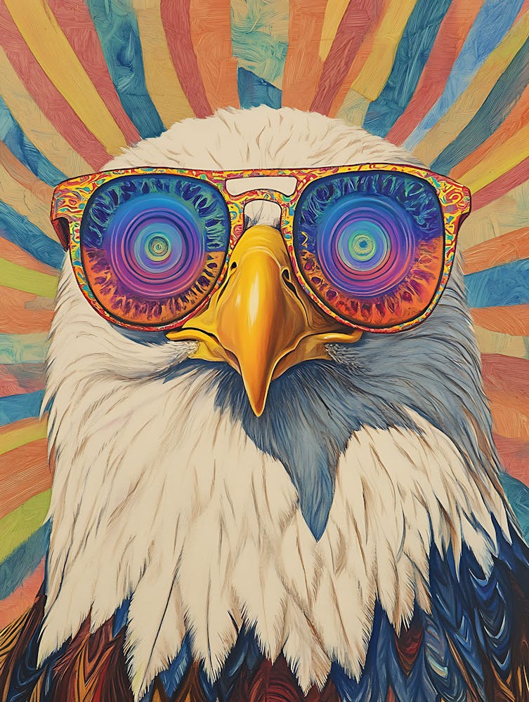 Eagle With Sunglasses