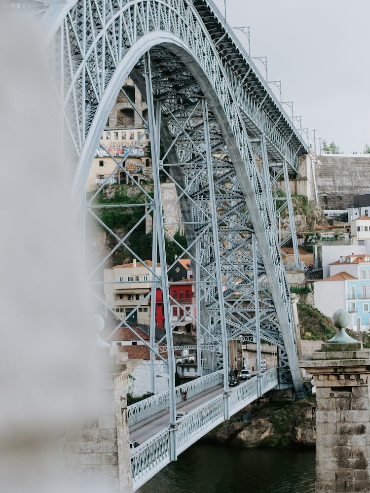 The Dom Luis I Bridge in Porto