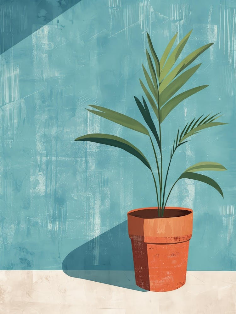 Illustration Of A Potted Plant