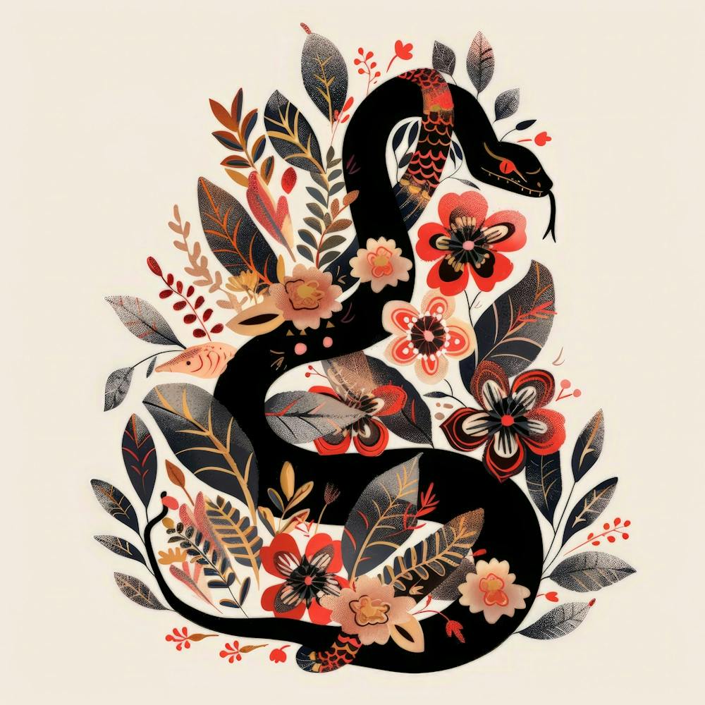 Snakes And Flowers 3