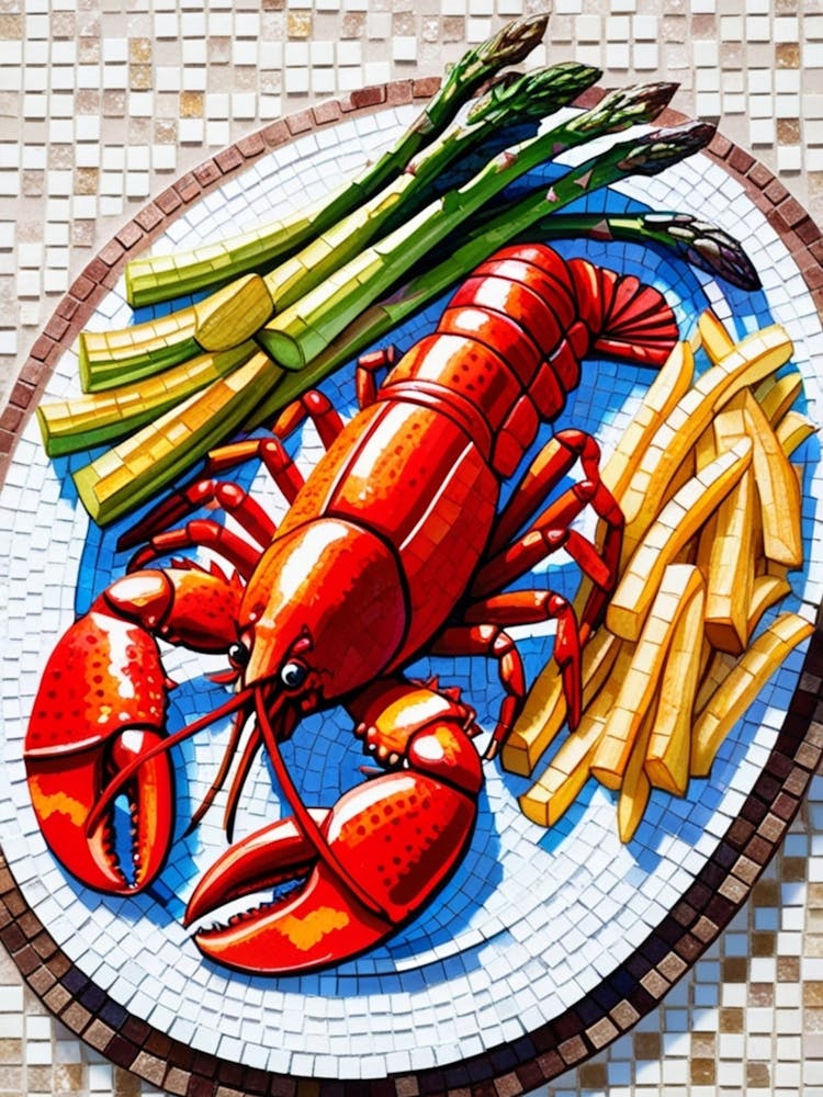 Lobster And Asparagus 2