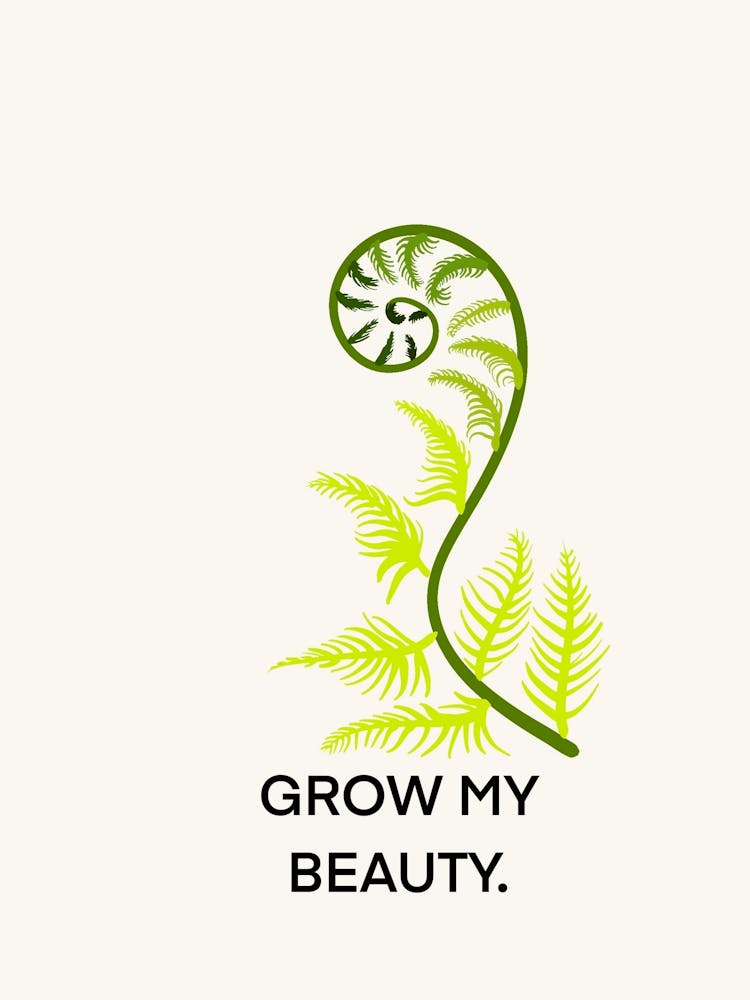 Grow fern graphic