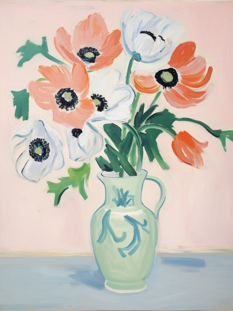 A Vase With Anemone, Flower Bouquet 2