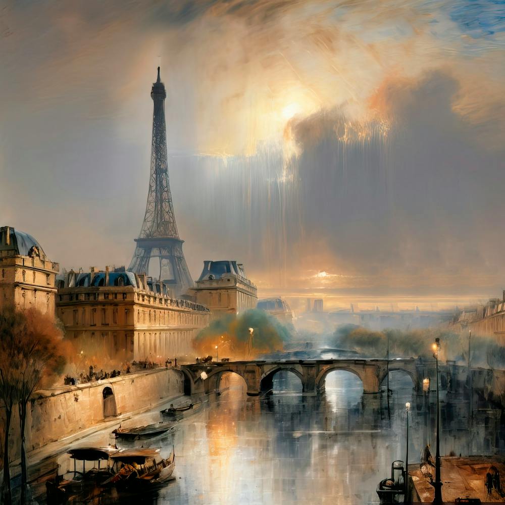 Paris At Dusk