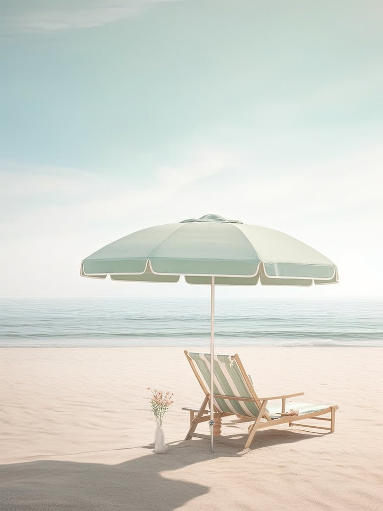 Serene Beachscape Summer Photography