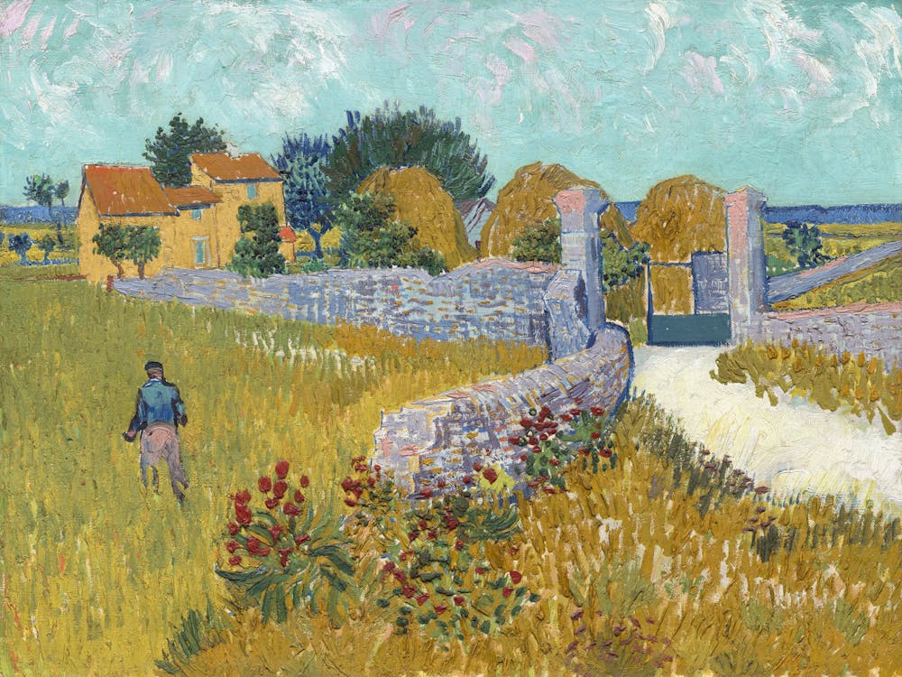 Farmhouse In Provence, By Vincent Van Gogh, 1888, Dutch Post Impressionist Painting, Oil On Canvas
