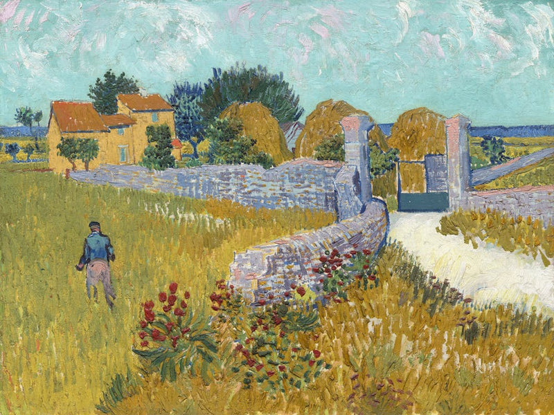 Farmhouse In Provence, By Vincent Van Gogh, 1888, Dutch Post Impressionist Painting, Oil On Canvas