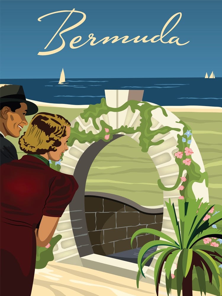 Bermuda Moongate Arch