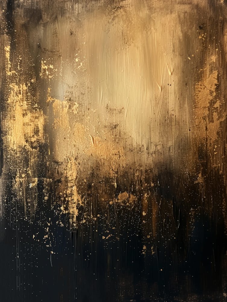 Abstract In Gold And Black