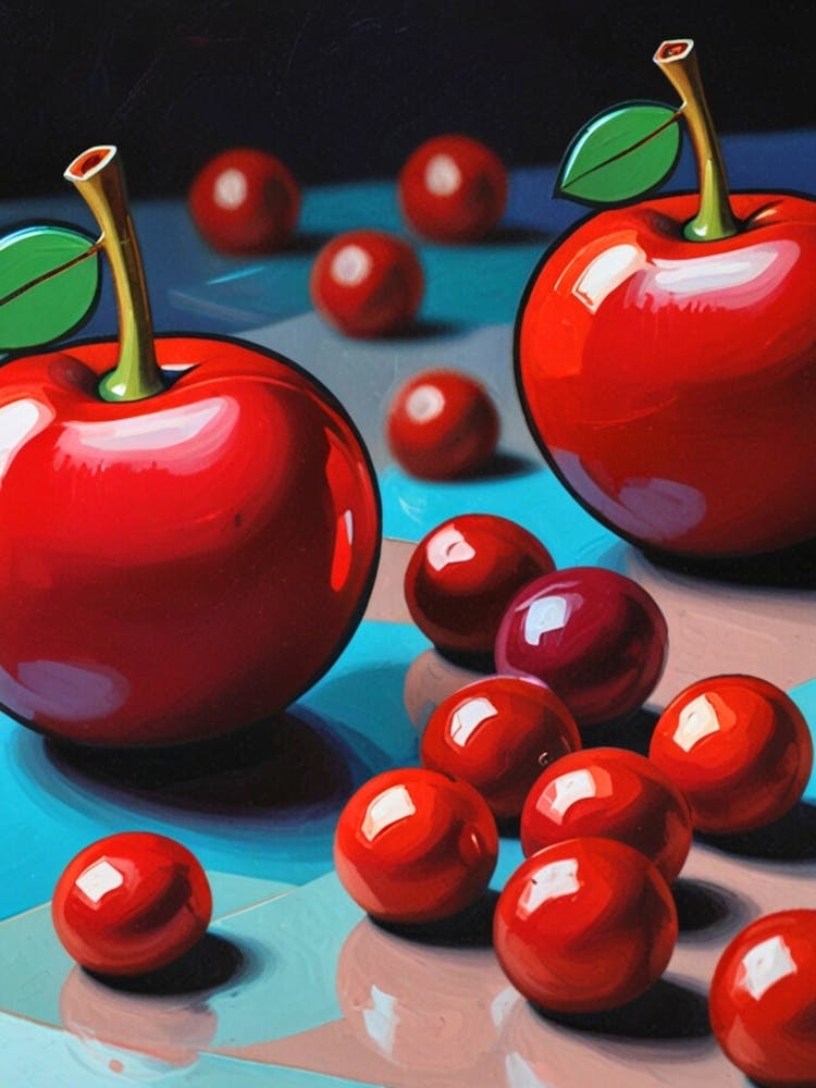 Cherries On The Table