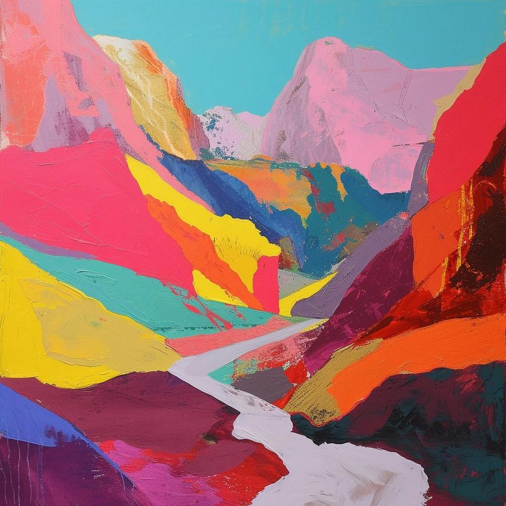 Abstract Travel Collection Tajikistan 1