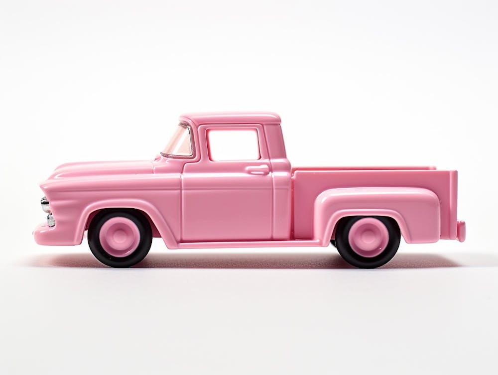 Spielzeugauto 56 Ford Truck Rosa