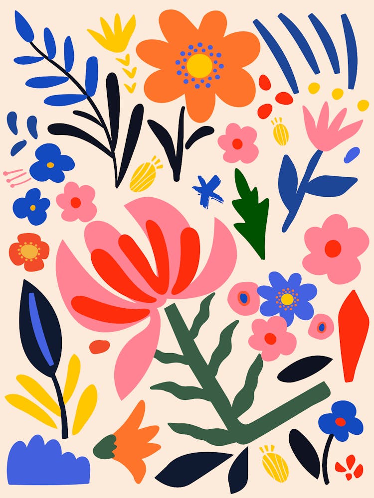 Abstract Floral Painting 2