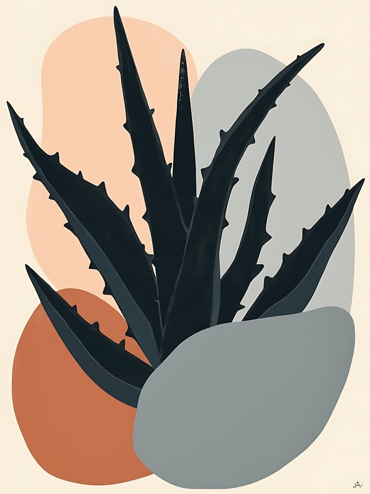 Minimalist Nature-Inspired Art in Muted Colors