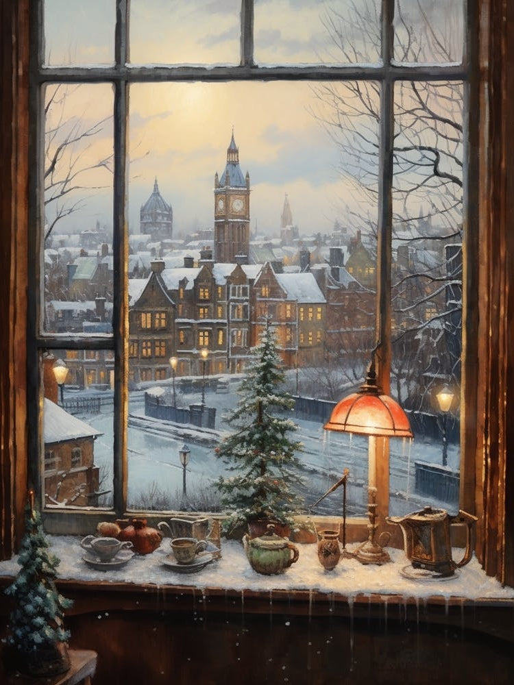 Winter Cityscape London United Kingdom 4