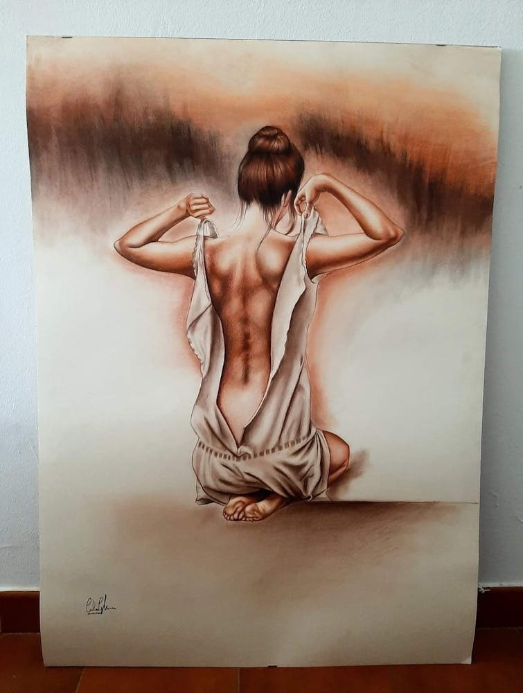 Disegno di una figura di donna