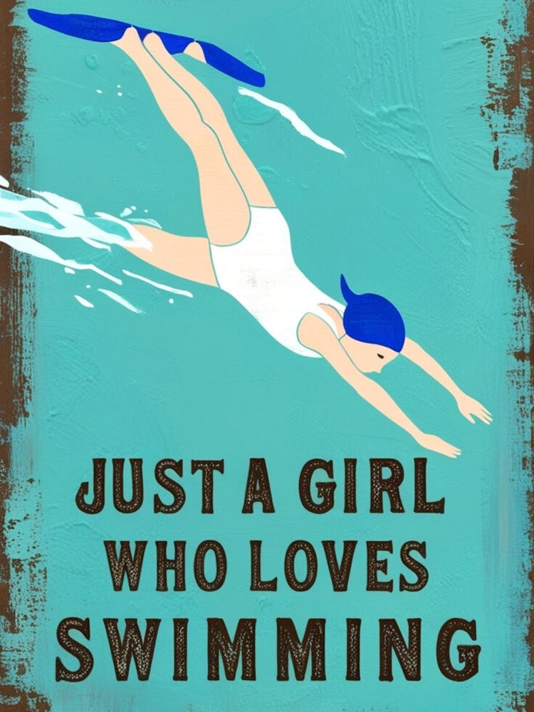 Just A Girl Who Loves Swimming 6