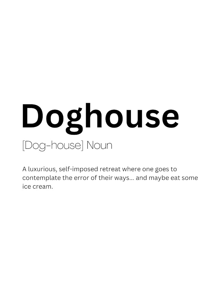 Doghouse Definition Meaning 1