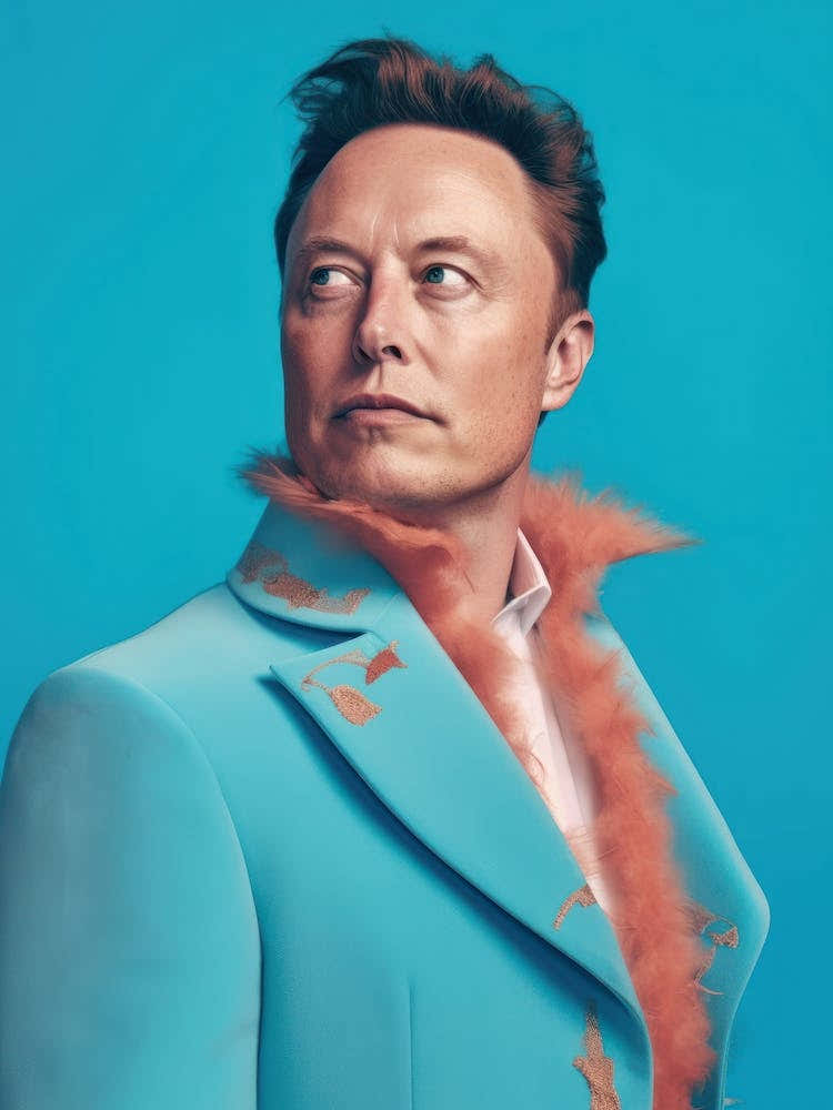 Elon Musk Fashion Art