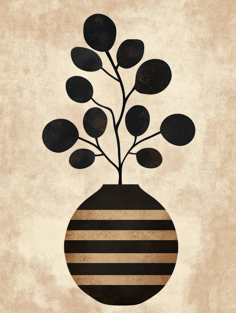 Black And White Vase 5